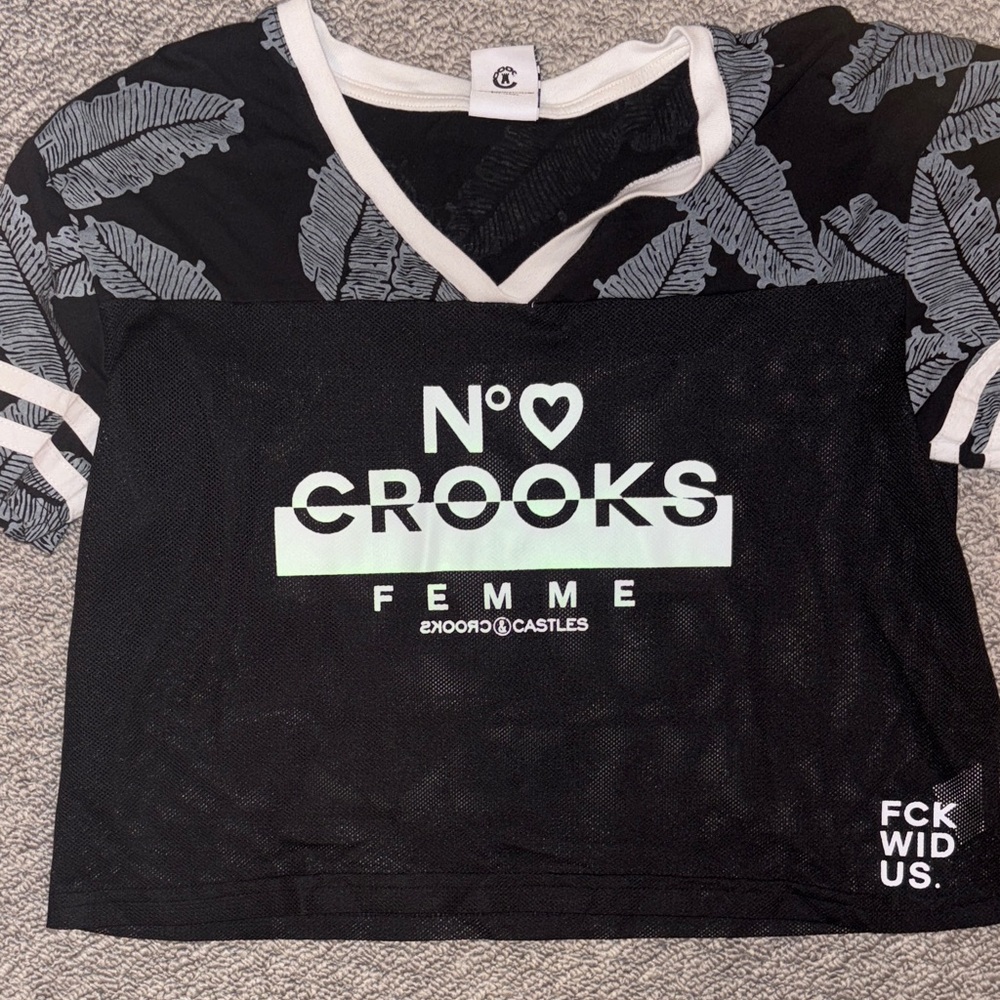 Crooks & Castles Mesh Jersey Style Tee